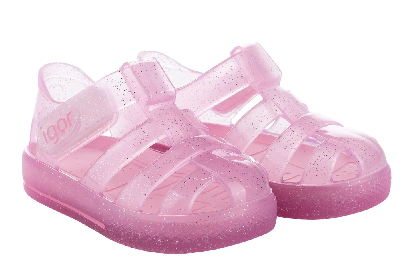 Igor Star Summer Jelly Play  Shoes | Star Glitter Pink