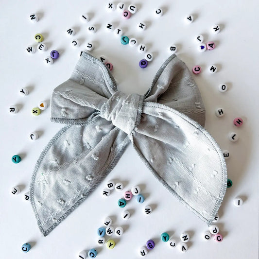 Schoolhouse Bow Hair Clip