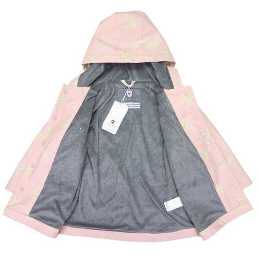 Flying Unicorn Raincoat I Dusty Pink