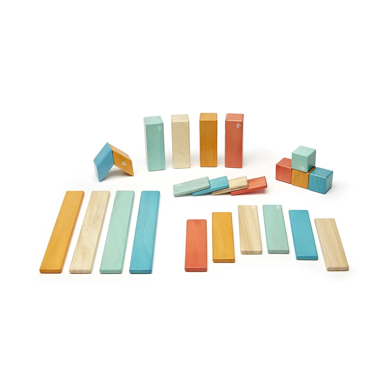 Tegu Magnetic Wooden Blocks -  24 Piece Set