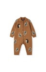 KNITTED COLLAR JUMPSUIT PINECONE & HEDGEHOG