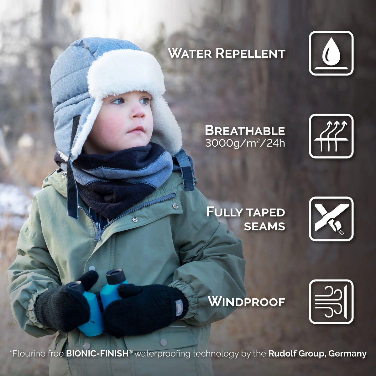 Kids Insulated Winter Hats | Dark Navy
