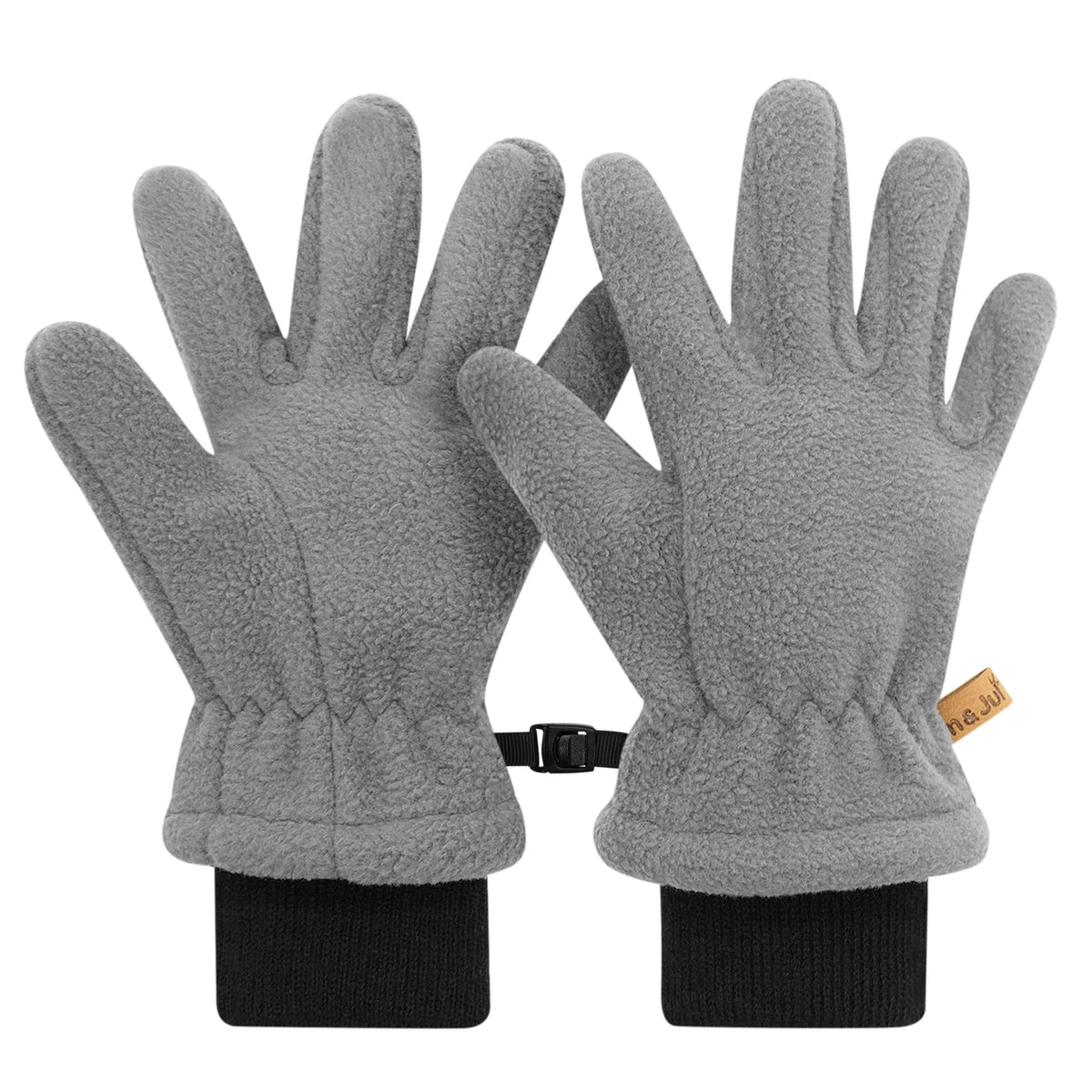 Kids Fleece Gloves | Dark Grey