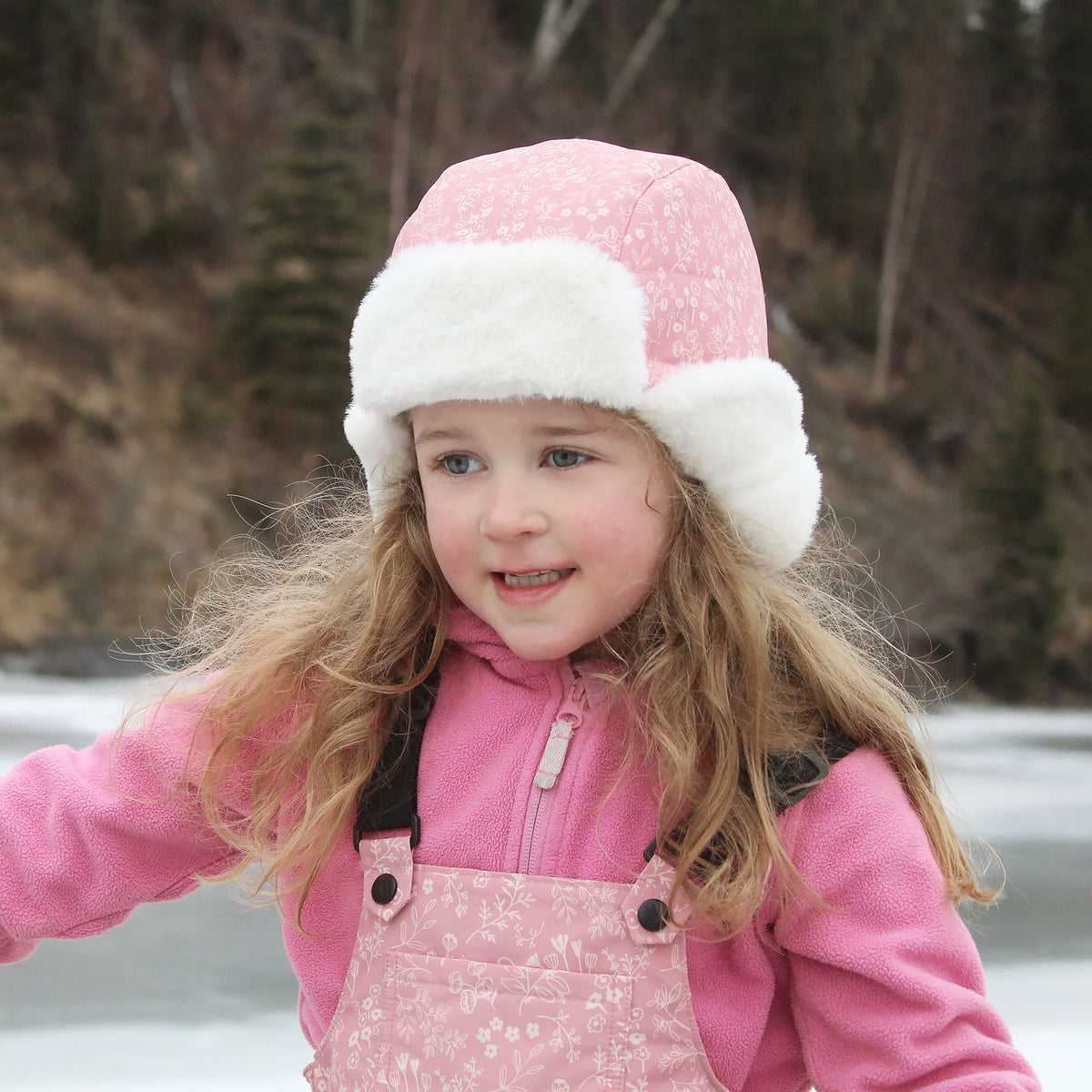Kids Insulated Winter Hats | Prairie Flowers
