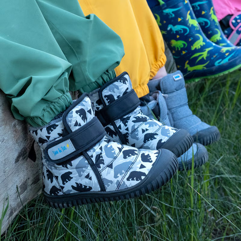 Kids Insulated Ankle Boots | Bear