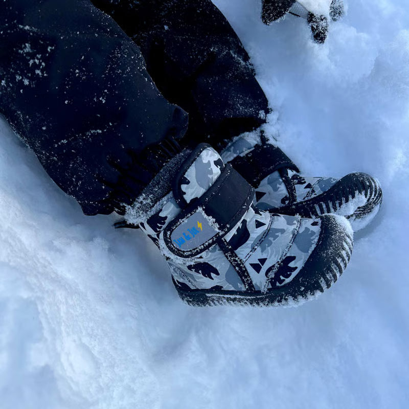 Kids Insulated Ankle Boots | Bear