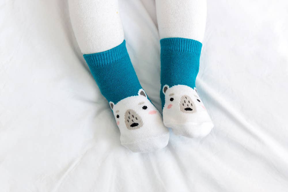 Polar Bear Zoo Socks