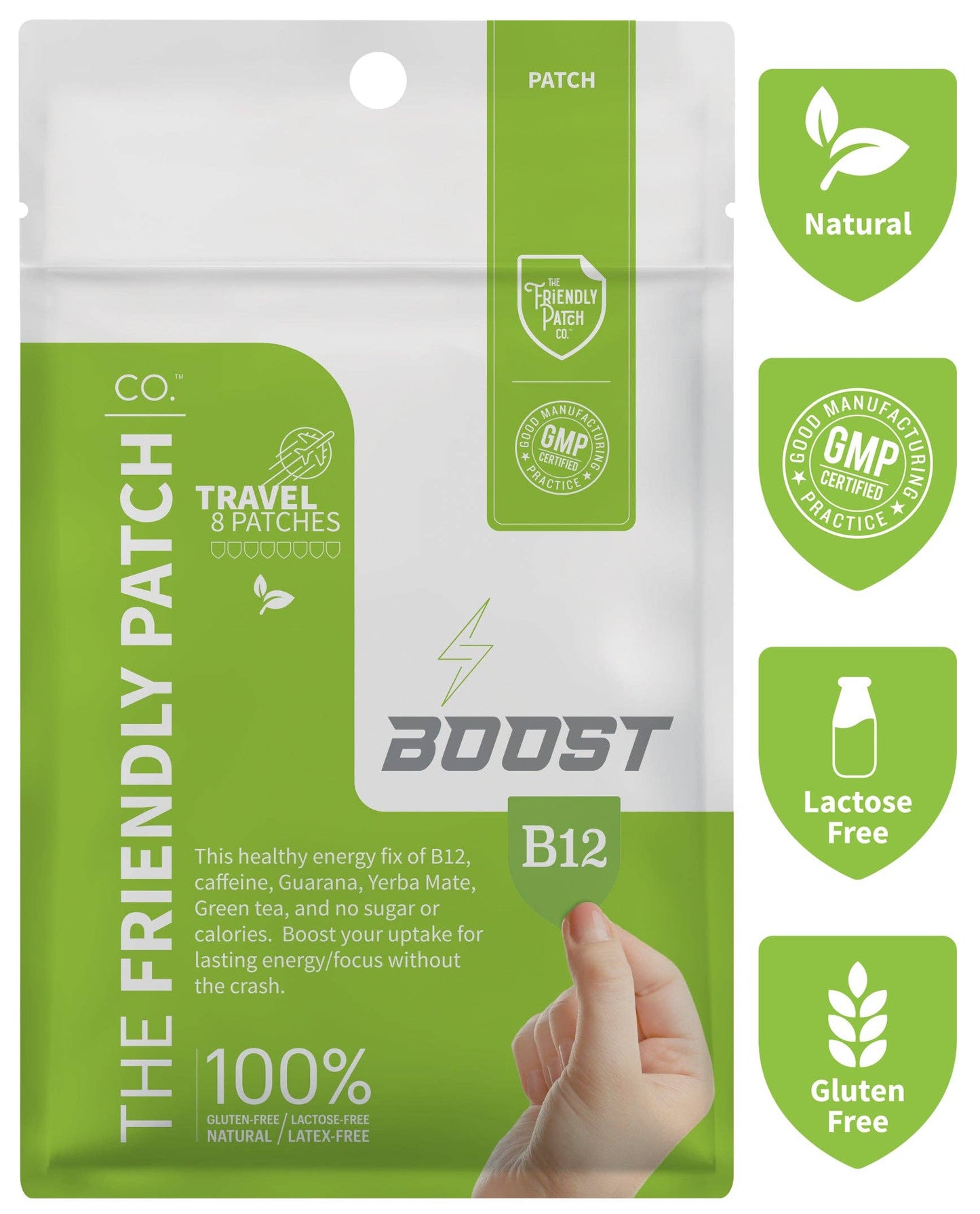 Boost energy Patch - Travel Pack ( 8 patches per pack)