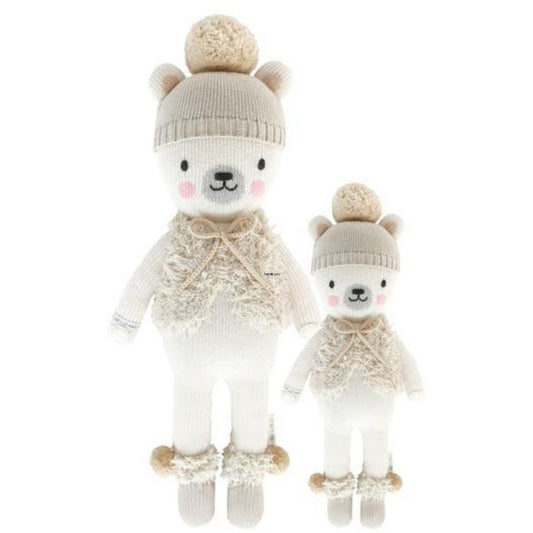 cuddle + kind Hand Knit Little 13" Dolls | Stella the Polar Bear