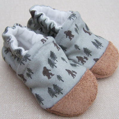 Cotton Infant and Toddler Slippers | Big Foot