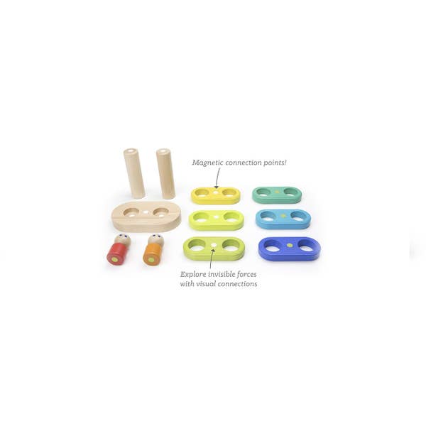 Tegu Wooden  Magnetic Floating Stacker