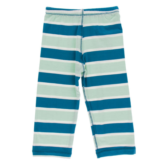 Kickee Bamboo Everyday Pants | Seaside Stripe