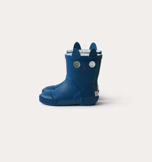 Cat Eared Thermo Rainboots | Blue | Size 20EU / 5US (slightly scratched)