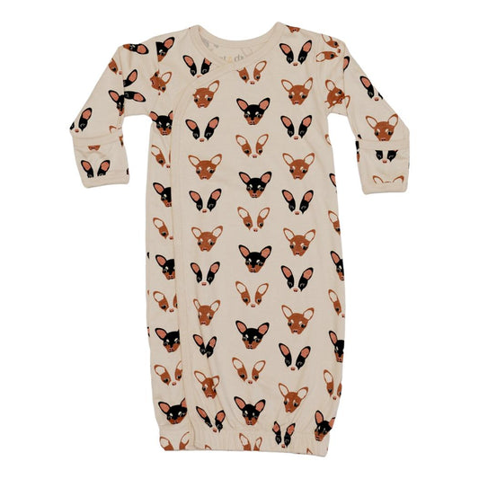 Organic Cotton Baby Gown | Chihuahua