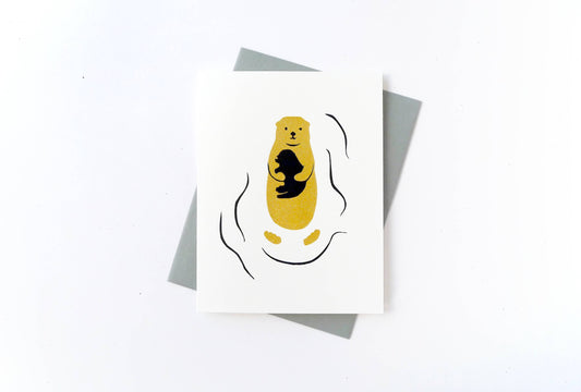 Otter Baby Card