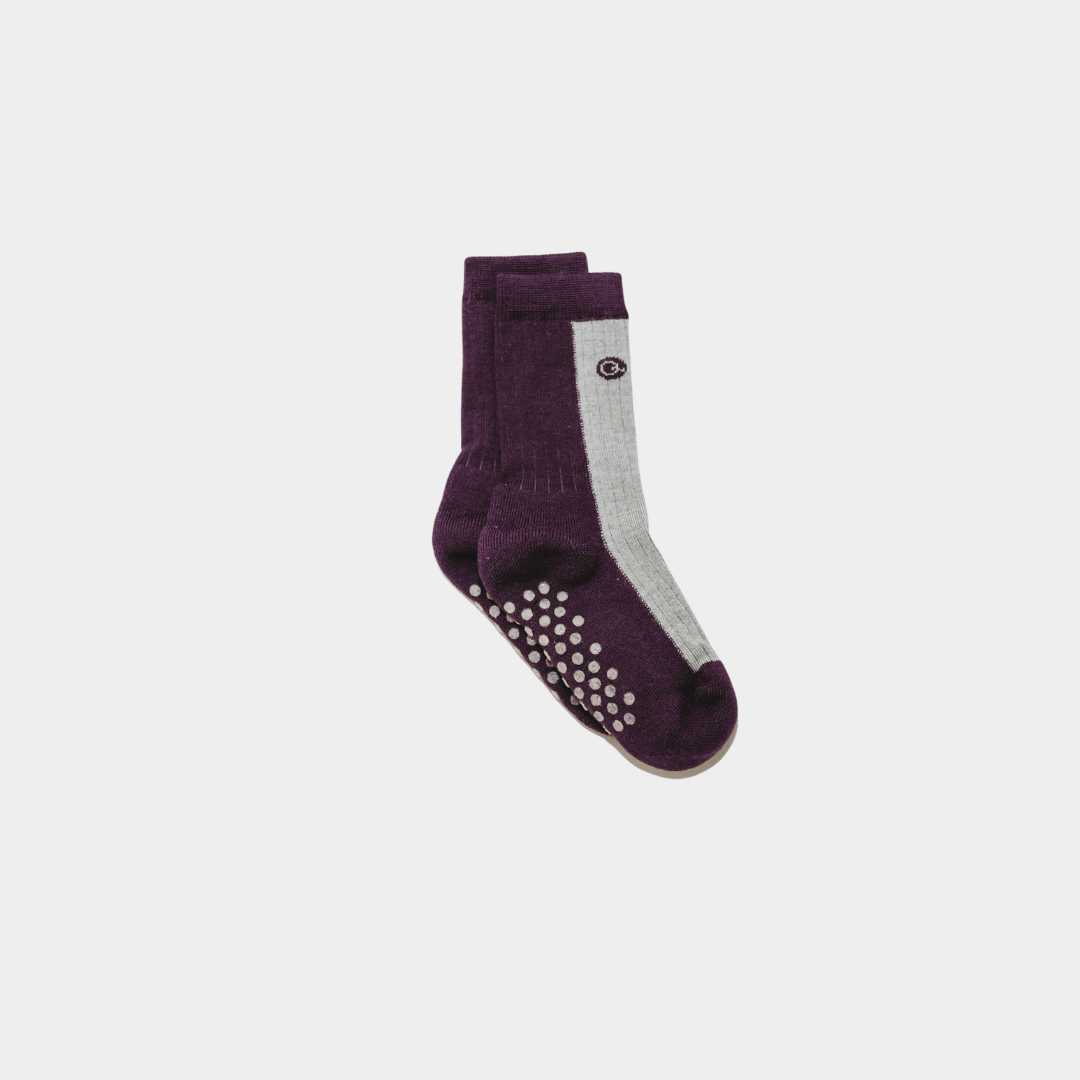 Merino Wool Mid-Weight Socks | Purple