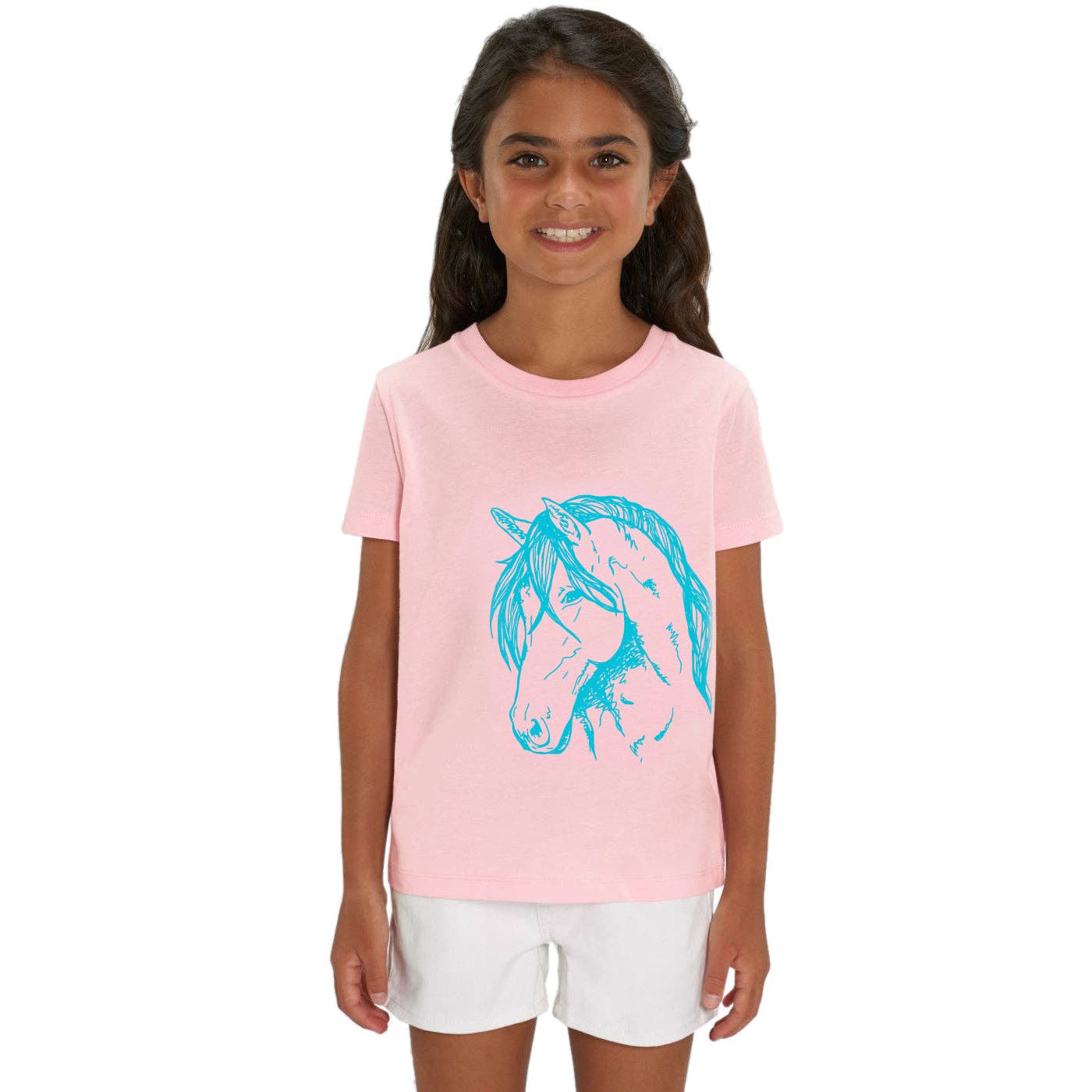Organic Cotton Kids T-Shirt | Bubblegum Pony