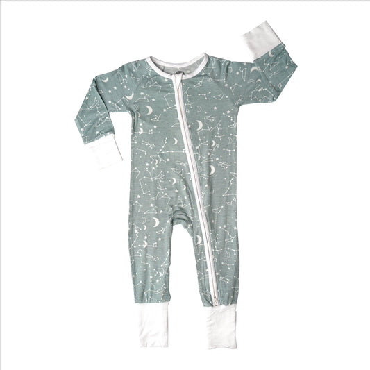 Bamboo Baby Convertible Footie Pajamas | Stargazer