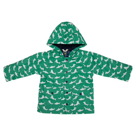 Shark Colour Change Raincoat | Green