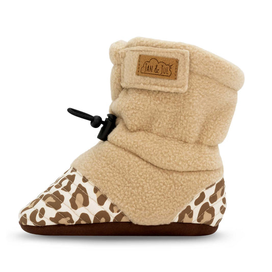 Leopard | Baby Stay-Put Cozy Booties