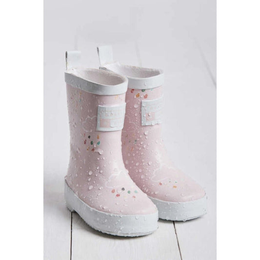 Color Changing Rubber Rainboots | Light Pink