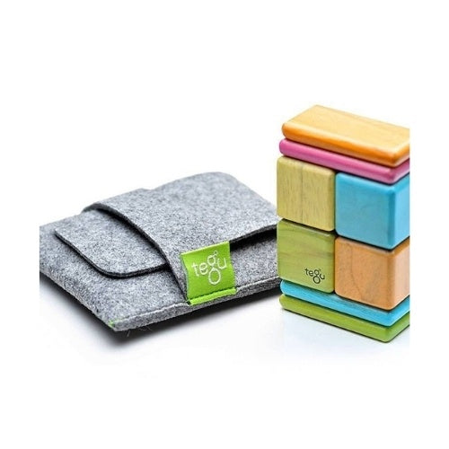Wooden Magnetic Blocks Pocket Pouch | Original Tints