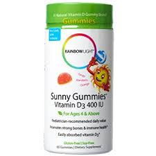 Rainbow Light Sunny Gummies Vitamin D3 400 IU