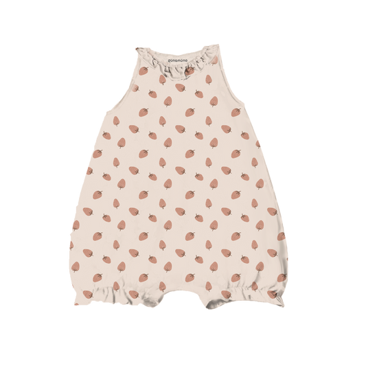 Bubble Romper | Strawberry