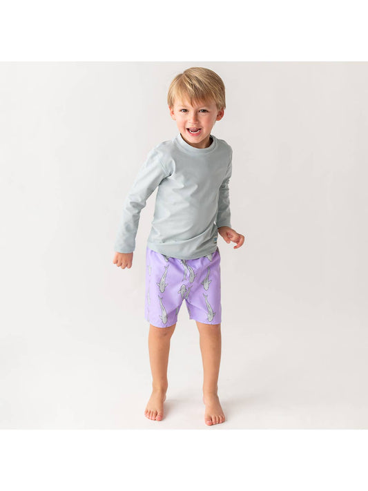 UPF 50+ Long Sleeve Rash Guard | Harbor Gray