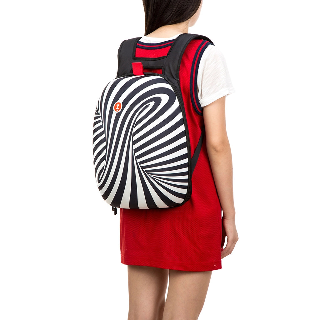 Soft Shell Backpack | Black & White