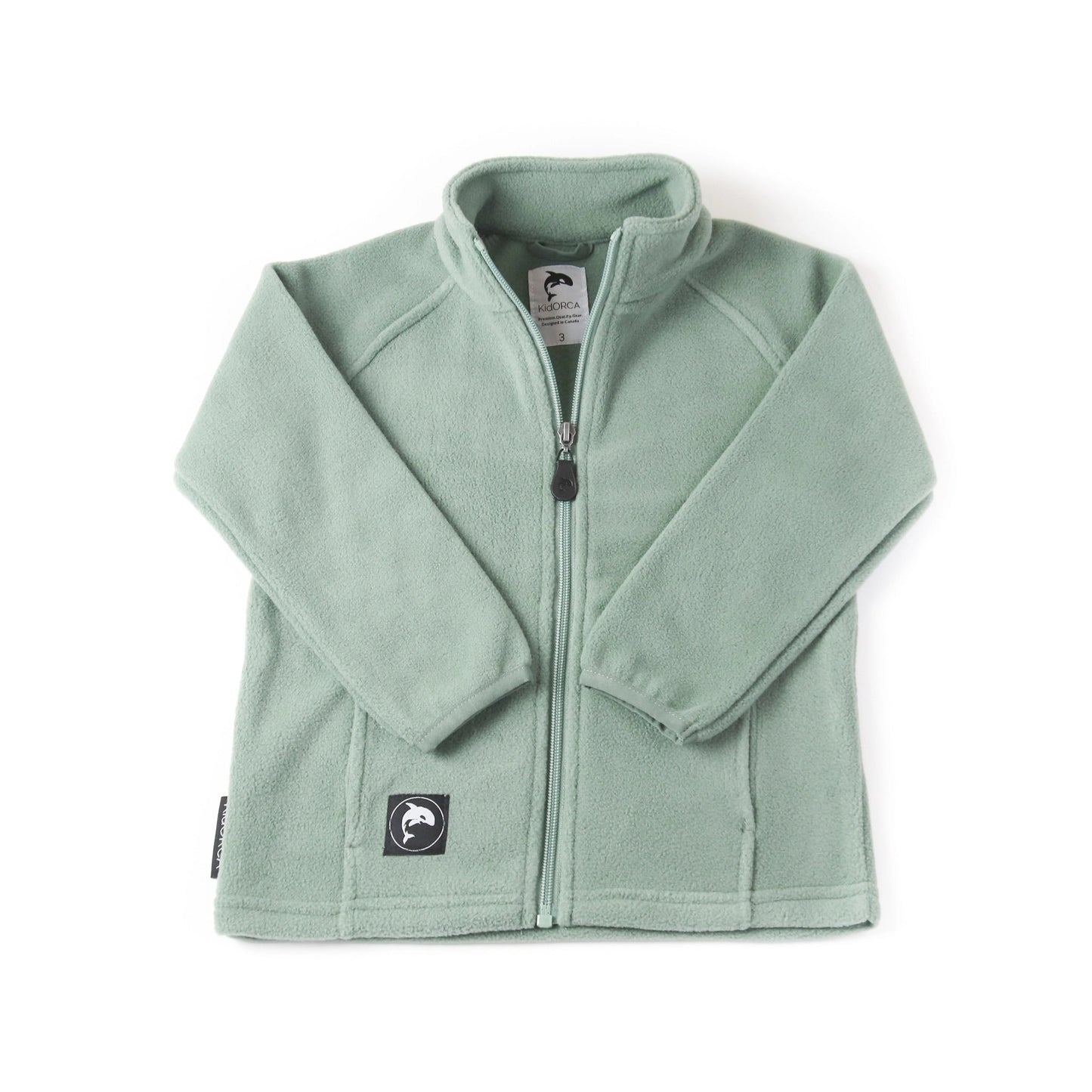 Kids Mid-Layer Fleece Jackets | Olive