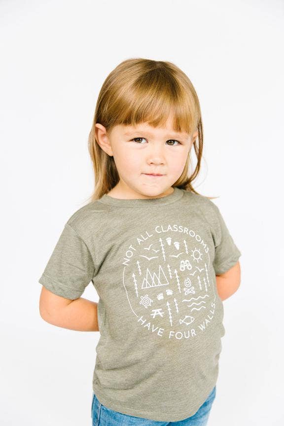 "Not All Classrooms Have Four Walls" Kids Graphic Tee