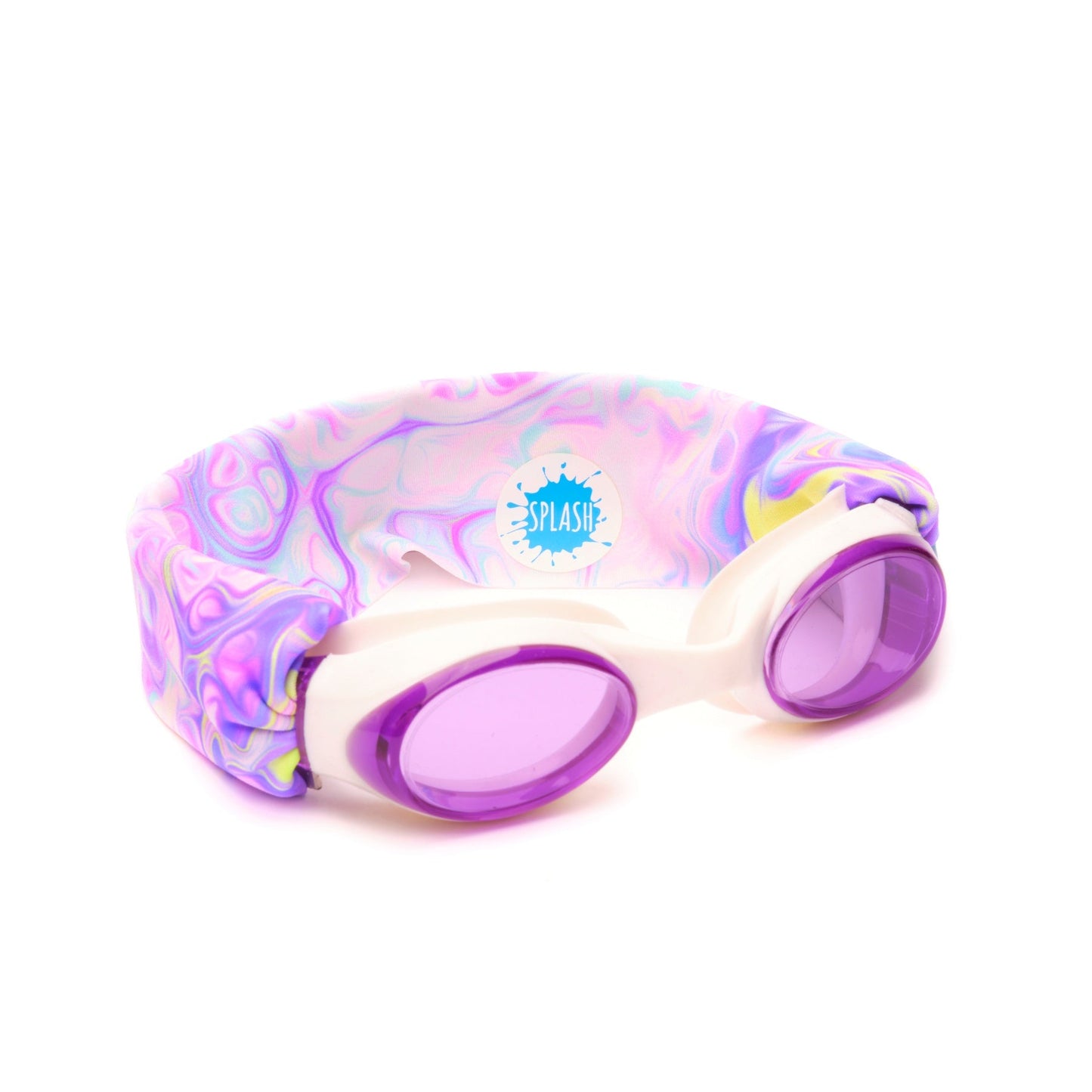 Splash Tangle-Free Swim Goggles | Pastel Swirl