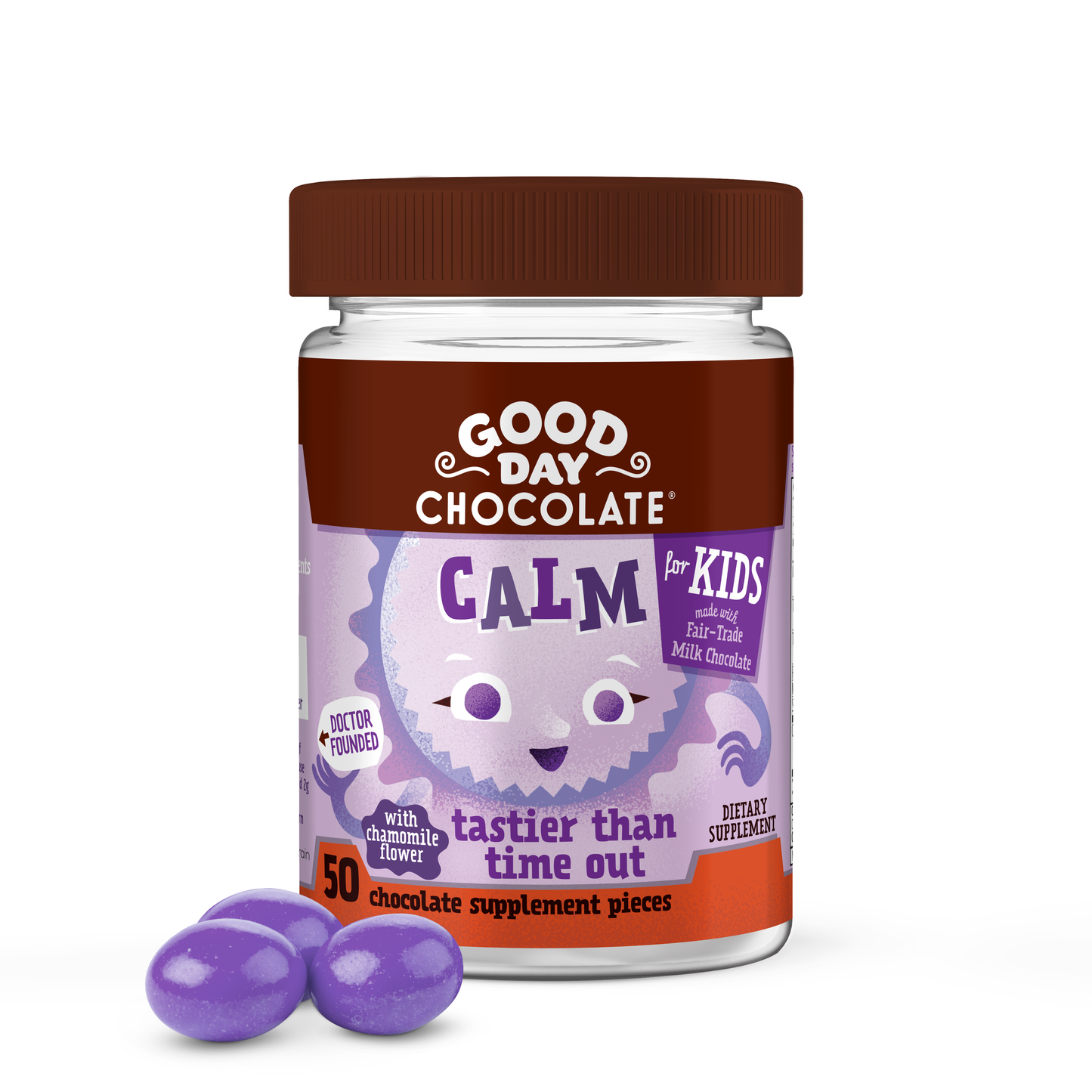 Calm for Kids Milk Chocolate Supplement | 80 ct