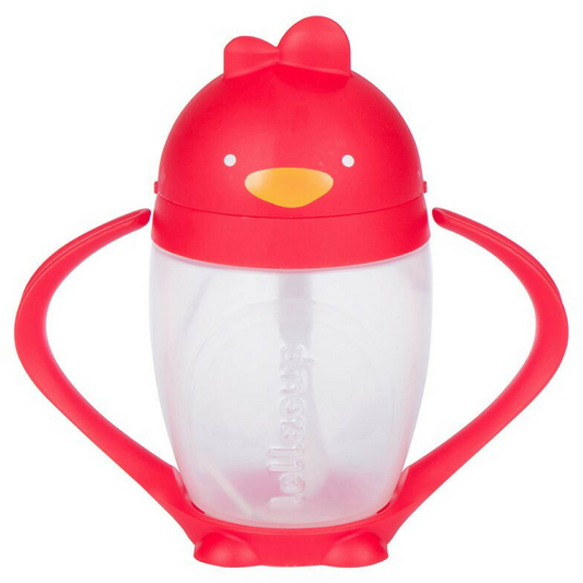 Lollacup Straw Sippy Cup | Bold Red