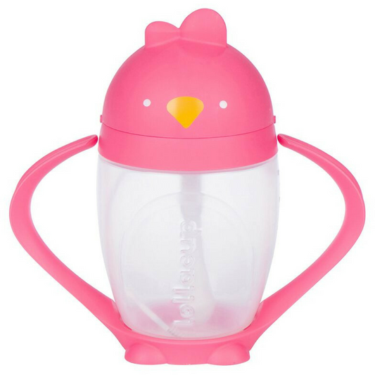 Lollacup Straw Sippy Cup Posh Pink