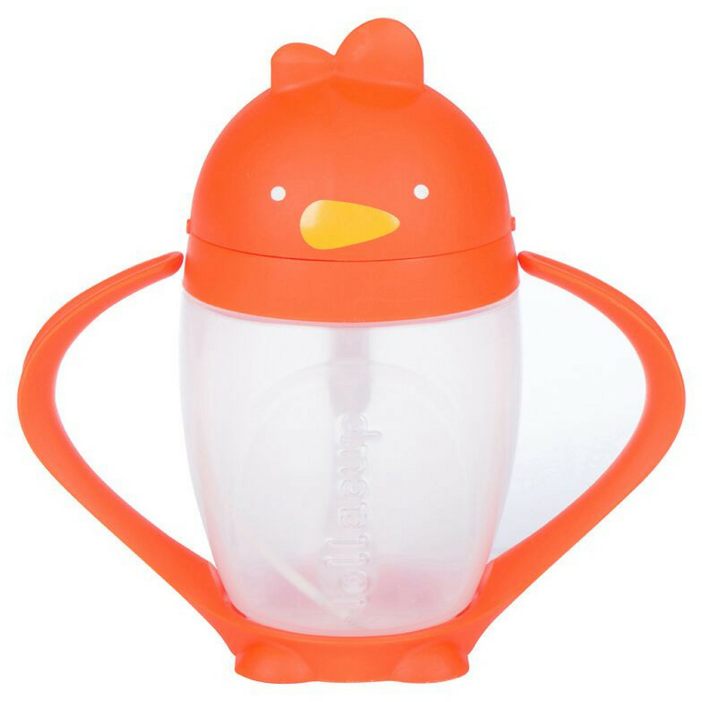 Lollacup Straw Sippy Cup | Happy Orange