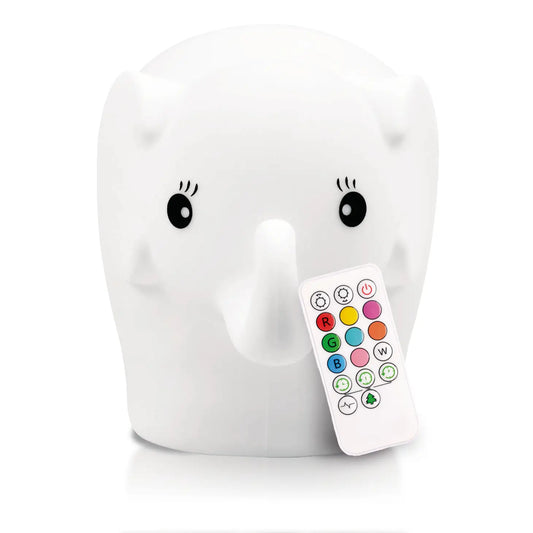 LED Color Changing Silicone Night Lights | Elephant