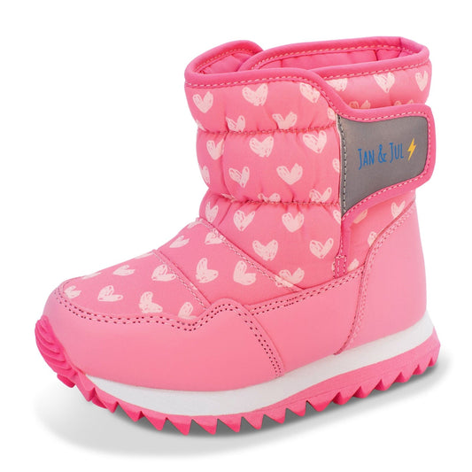 Jan & Jul Toasty-Dry Puffy Winter Boots | Hearts
