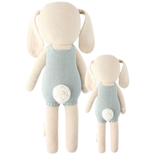 cuddle + kind Hand Knit Little  13" Dolls | Henry the Bunny