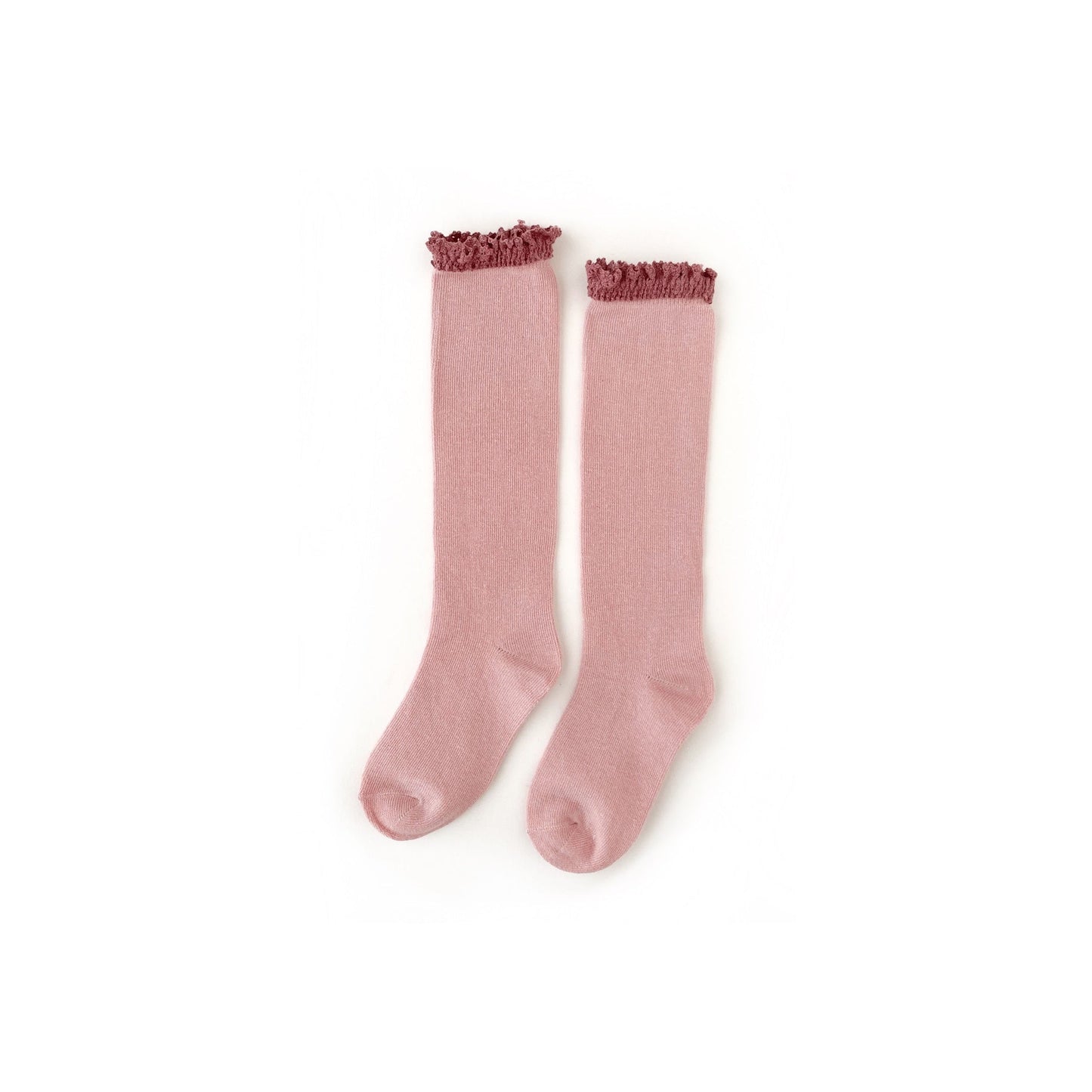Knee High Socks | Blush Lace
