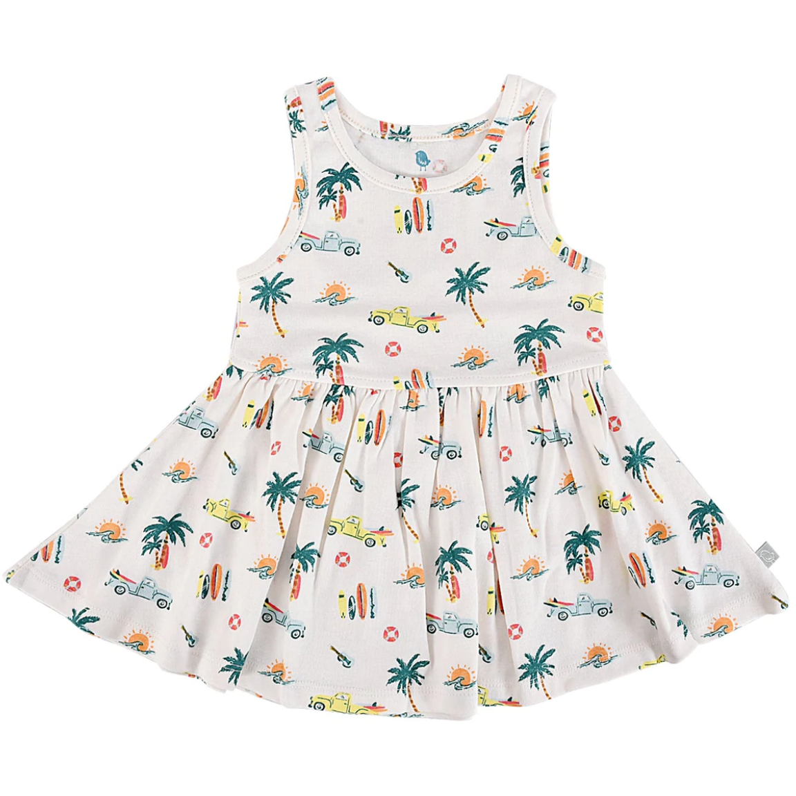 Organic Cotton Tank Twirl Dress | Beach Vibes