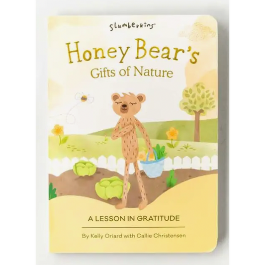 Slumberkins Honey Bear Board Book | Gifts of Nature