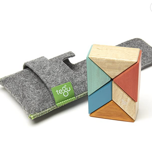 Pocket Pouch Prism Sunset - Magnetic Wooden Block Set