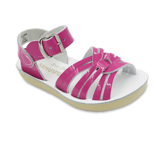Saltwater Water-Friendly Strappy Toddler Sandals | Fuschia