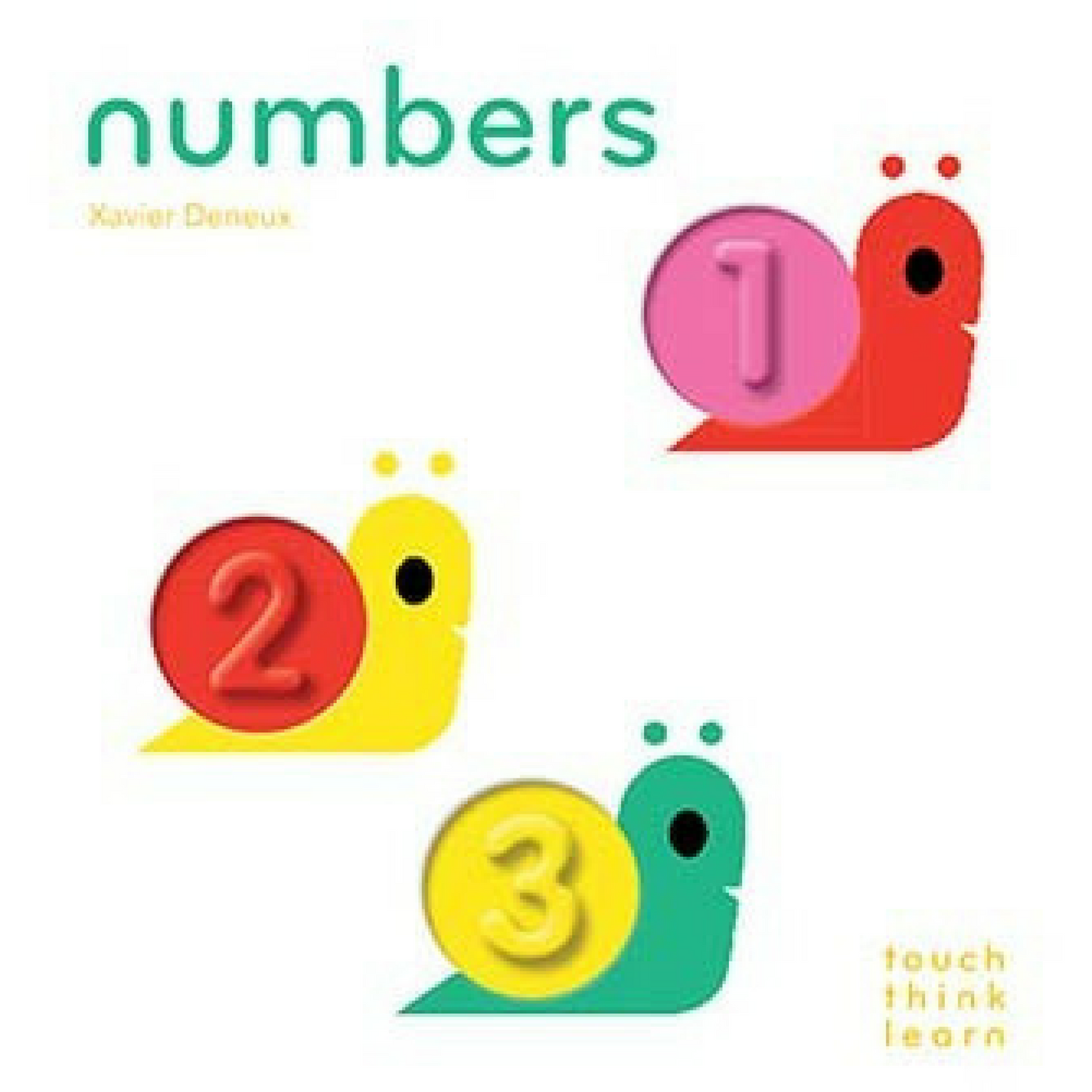 Touch Think Learn Board Book | Shapes, Colors + Numbers