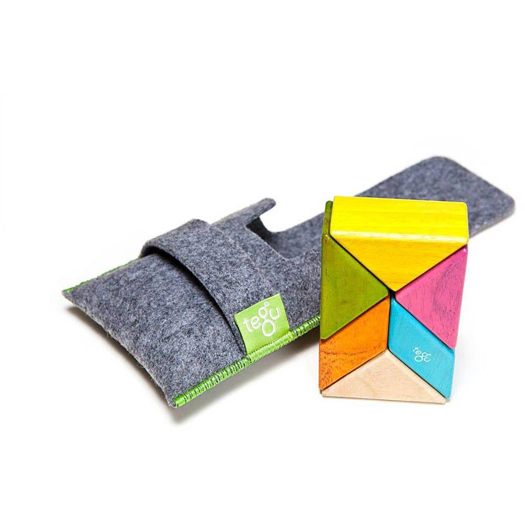 Pocket Pouch Prism Tints- Magnetic Wooden Block Set