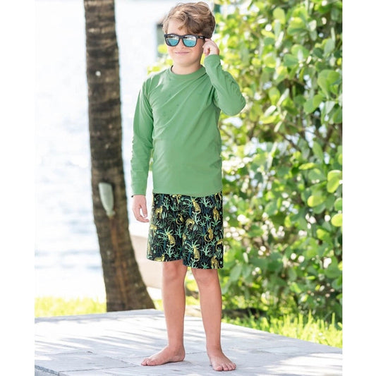UPF 50+ Long Sleeve Rash Guard | Rainforest