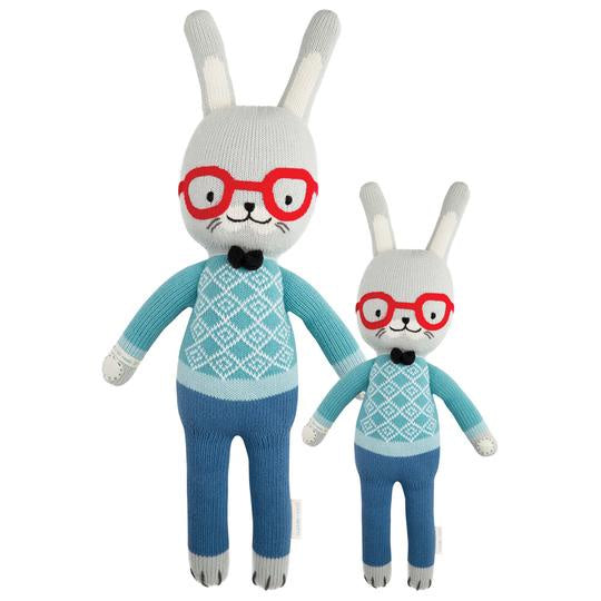 cuddle + kind Hand Knit Little  13" Dolls | Benedict the Bunny