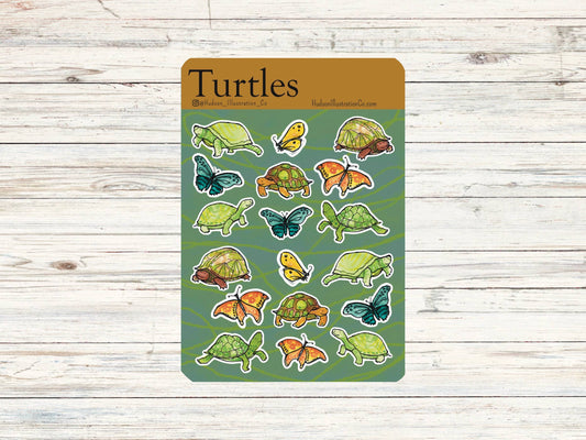 Turtles Sticker Sheet